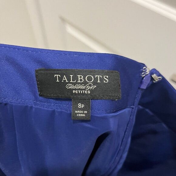 Talbots Royal Blue Indigo Women's Skirt - Picture 3 of 3